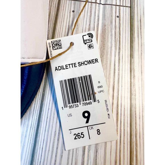ADIDAS Adilette Retro Script Womens Shower Cloudfoam Slide Comfort Sport Sandals - Picture 2 of 7